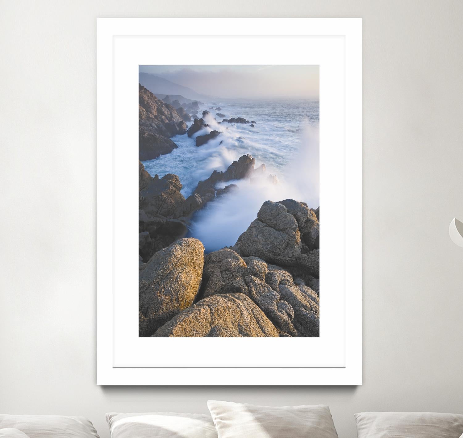 Big Sur Wave 3 by Acer Images on GIANT ART - white landscape