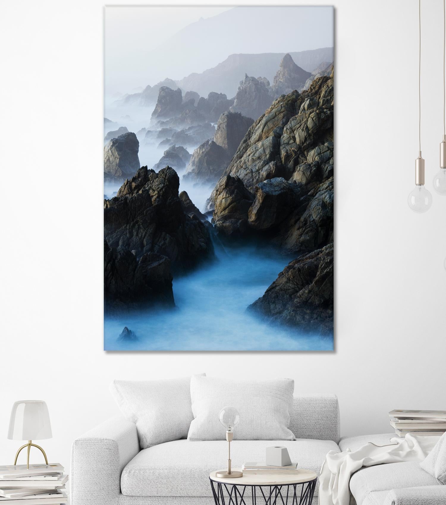 Big Sur Wave 6 by Acer Images on GIANT ART - blue landscape