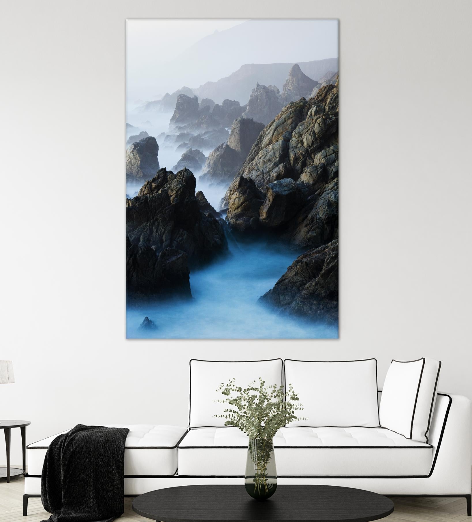 Big Sur Wave 6 by Acer Images on GIANT ART - blue landscape