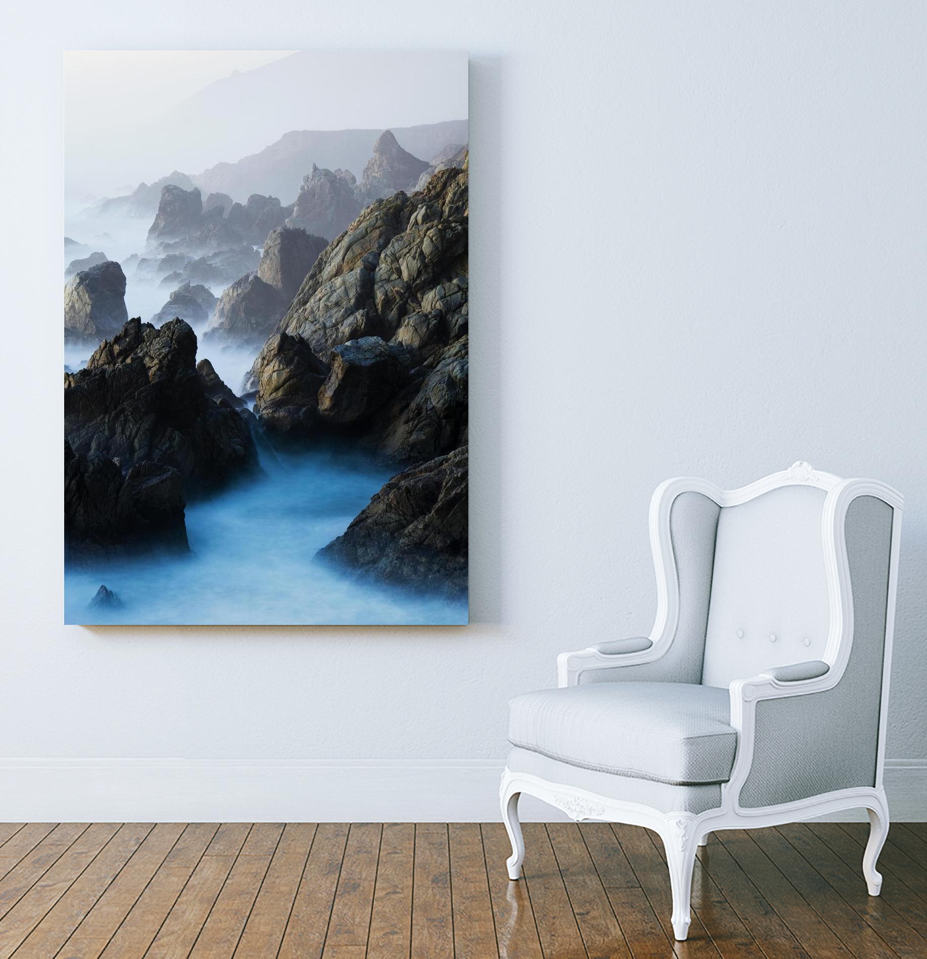 Big Sur Wave 6 by Acer Images on GIANT ART - blue landscape