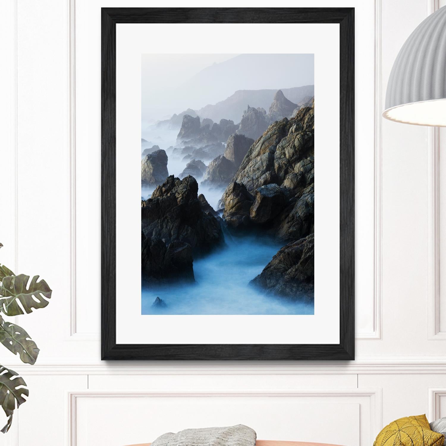 Big Sur Wave 6 by Acer Images on GIANT ART - blue landscape