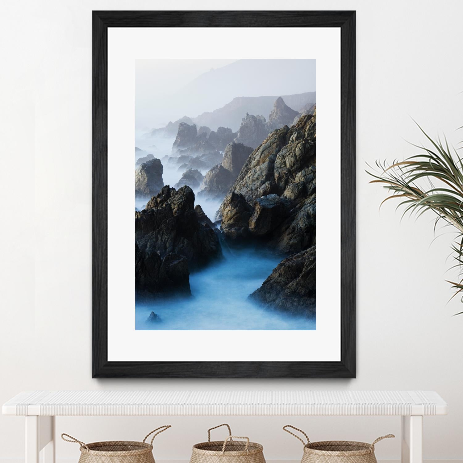 Big Sur Wave 6 by Acer Images on GIANT ART - blue landscape