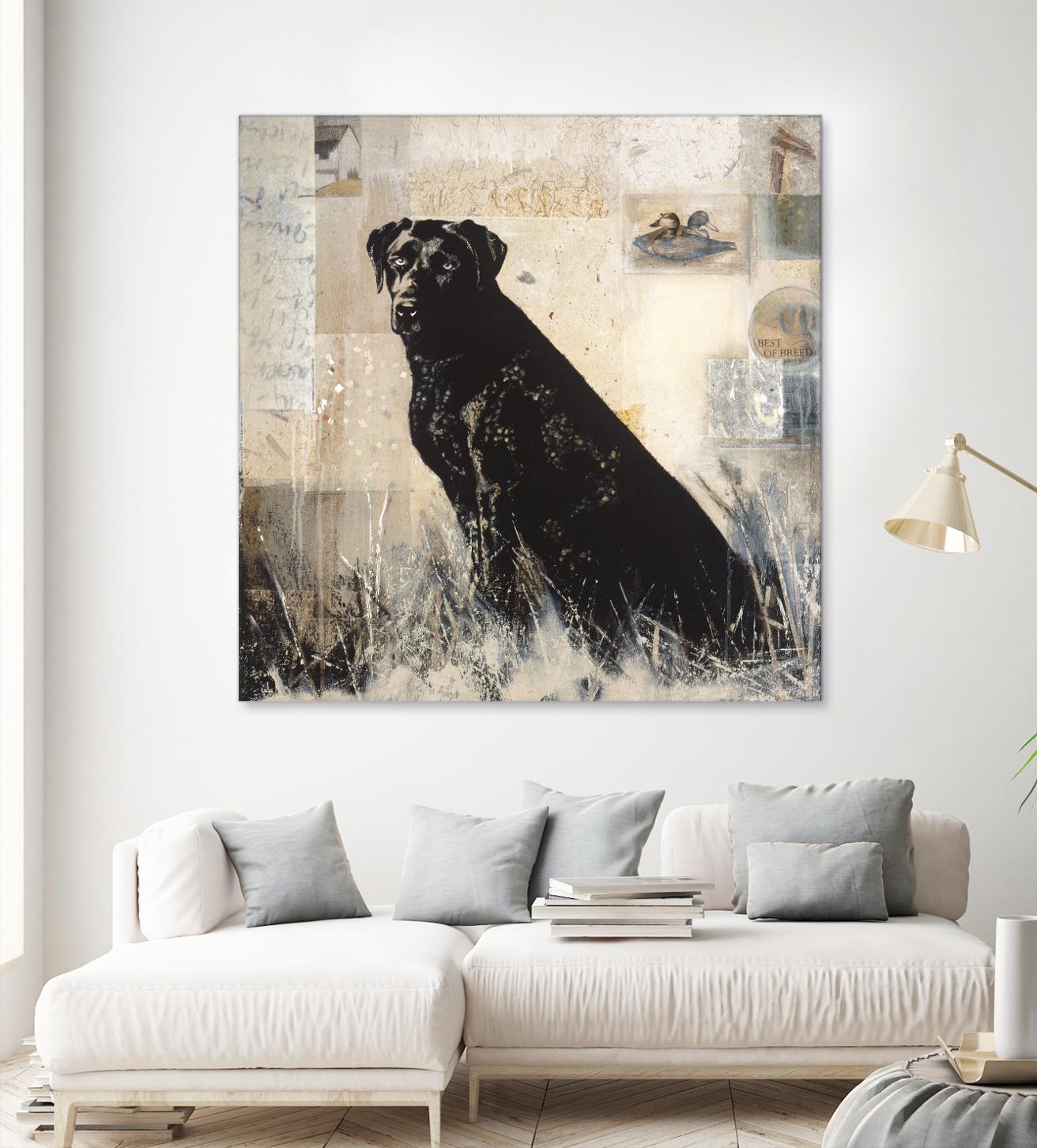 Best of Breed by Mary Calkins on GIANT ART - beige animals