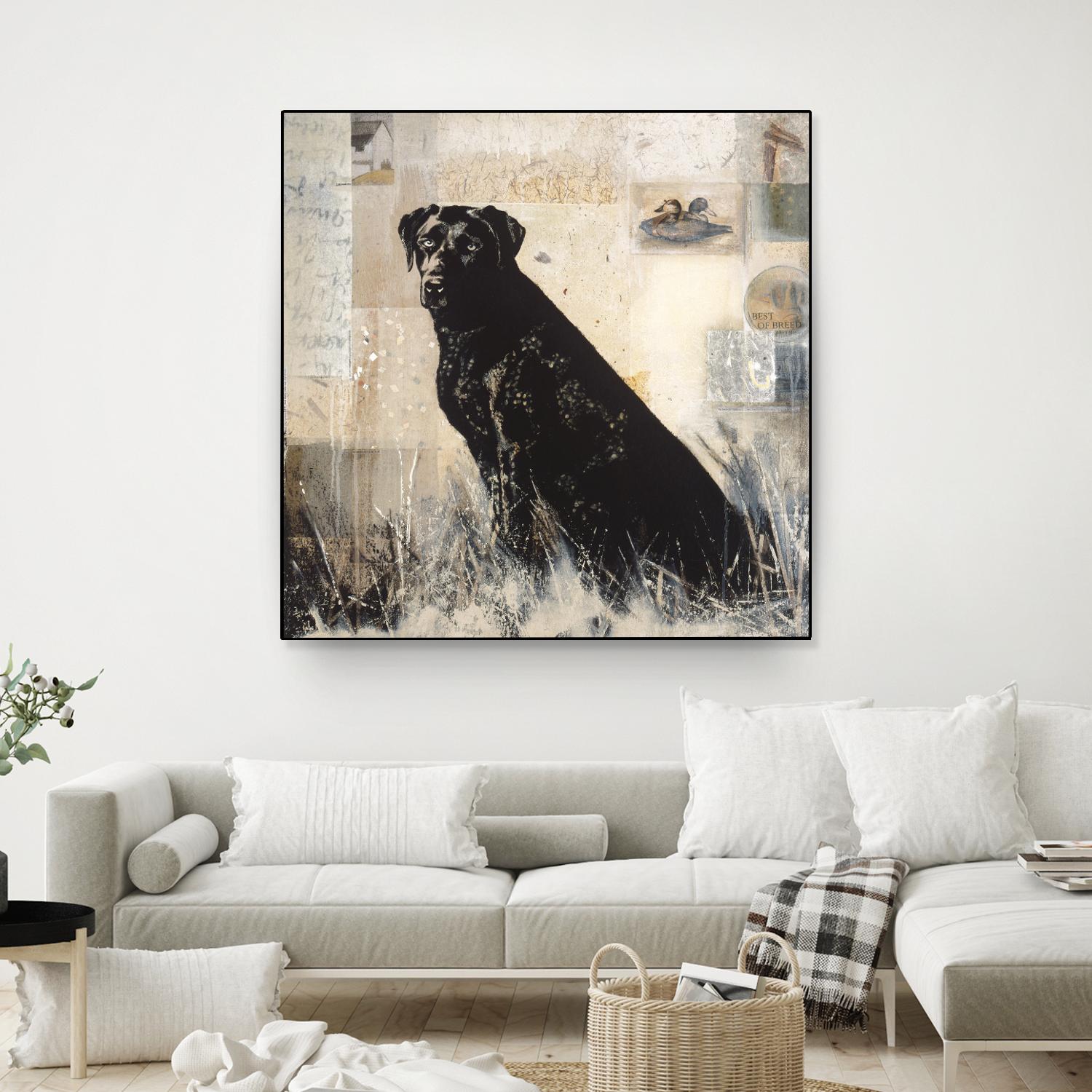 Best of Breed by Mary Calkins on GIANT ART - beige animals