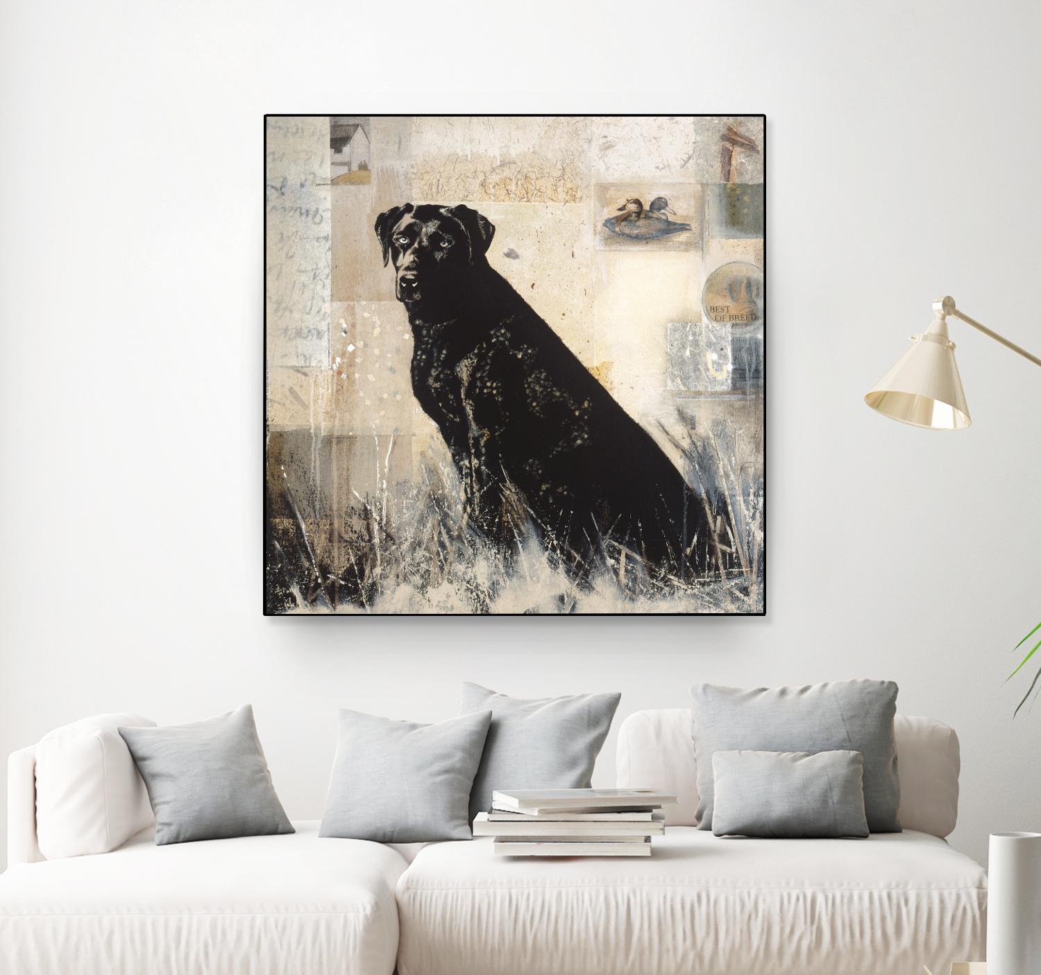 Best of Breed by Mary Calkins on GIANT ART - beige animals