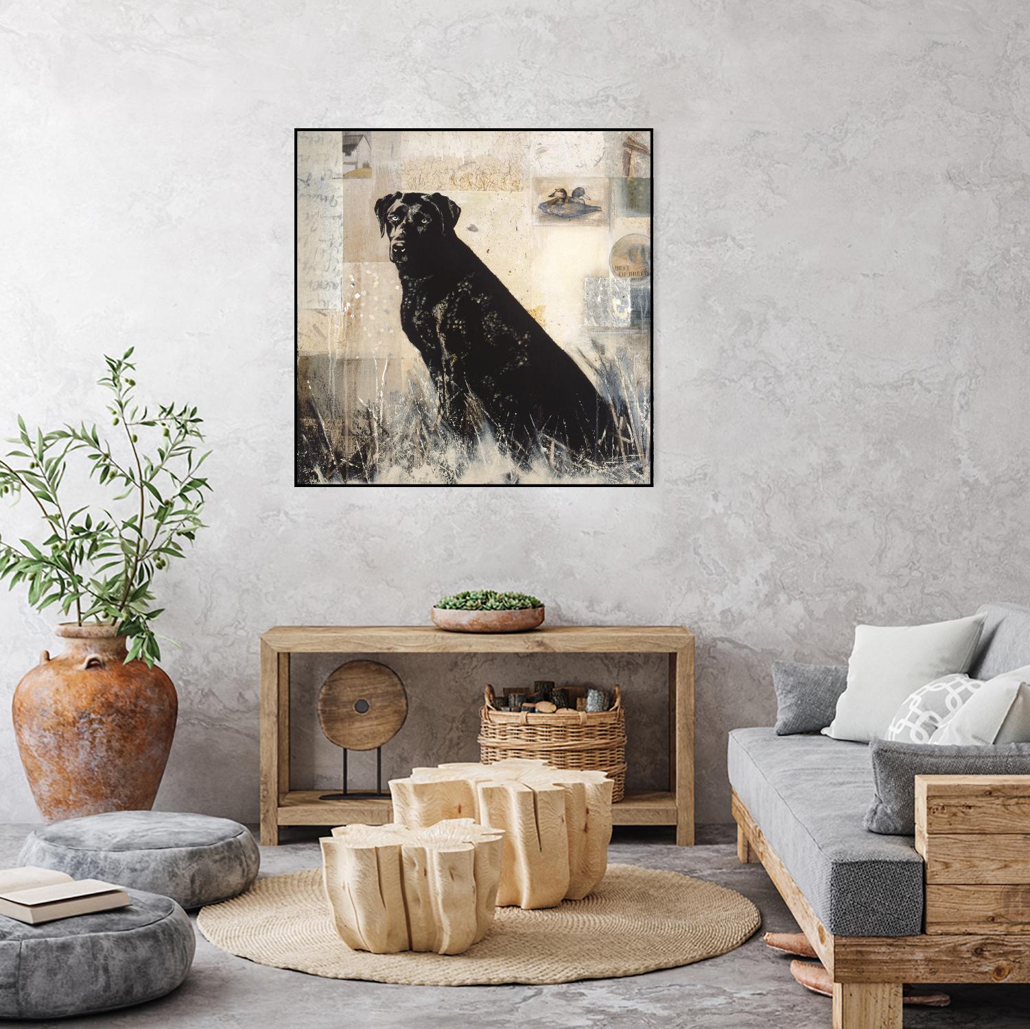 Best of Breed by Mary Calkins on GIANT ART - beige animals