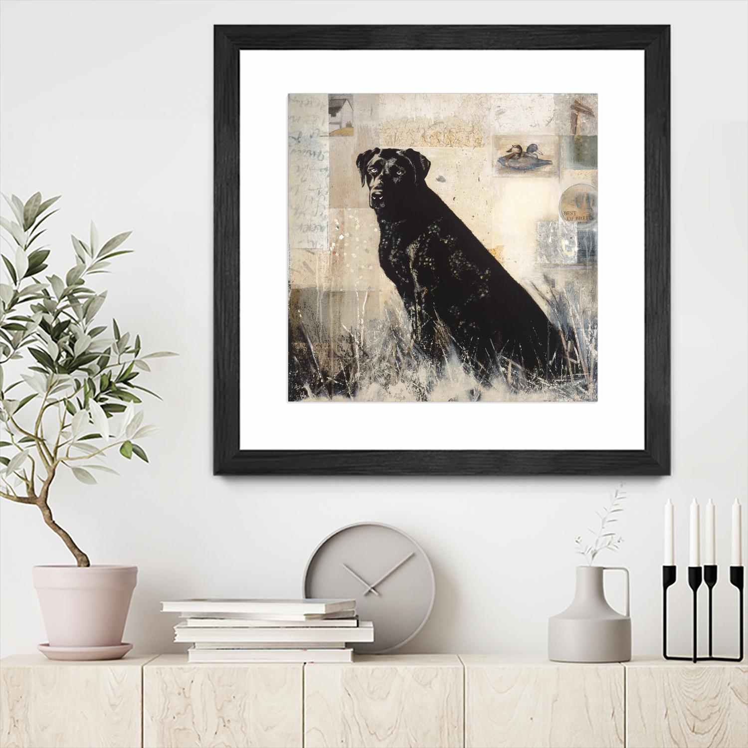 Best of Breed by Mary Calkins on GIANT ART - beige animals