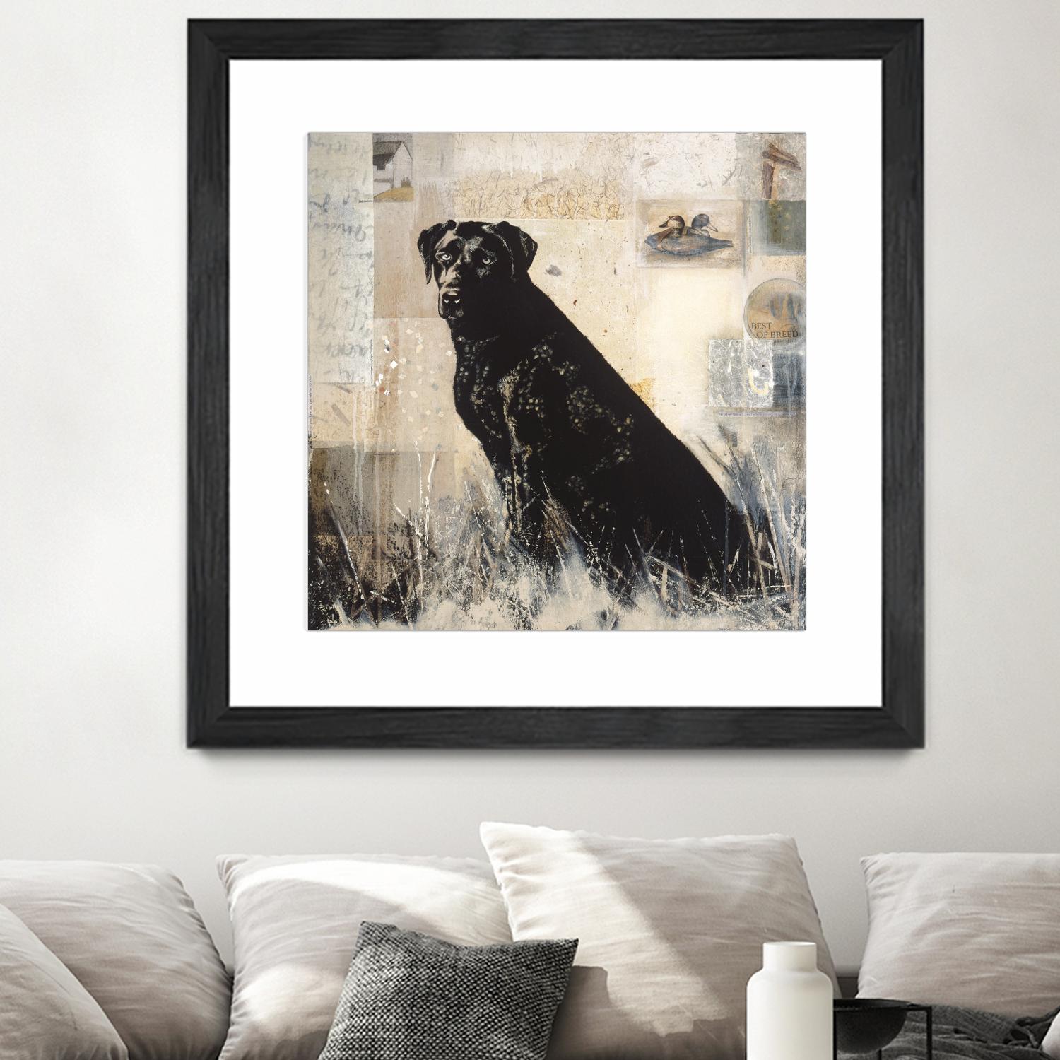 Best of Breed by Mary Calkins on GIANT ART - beige animals