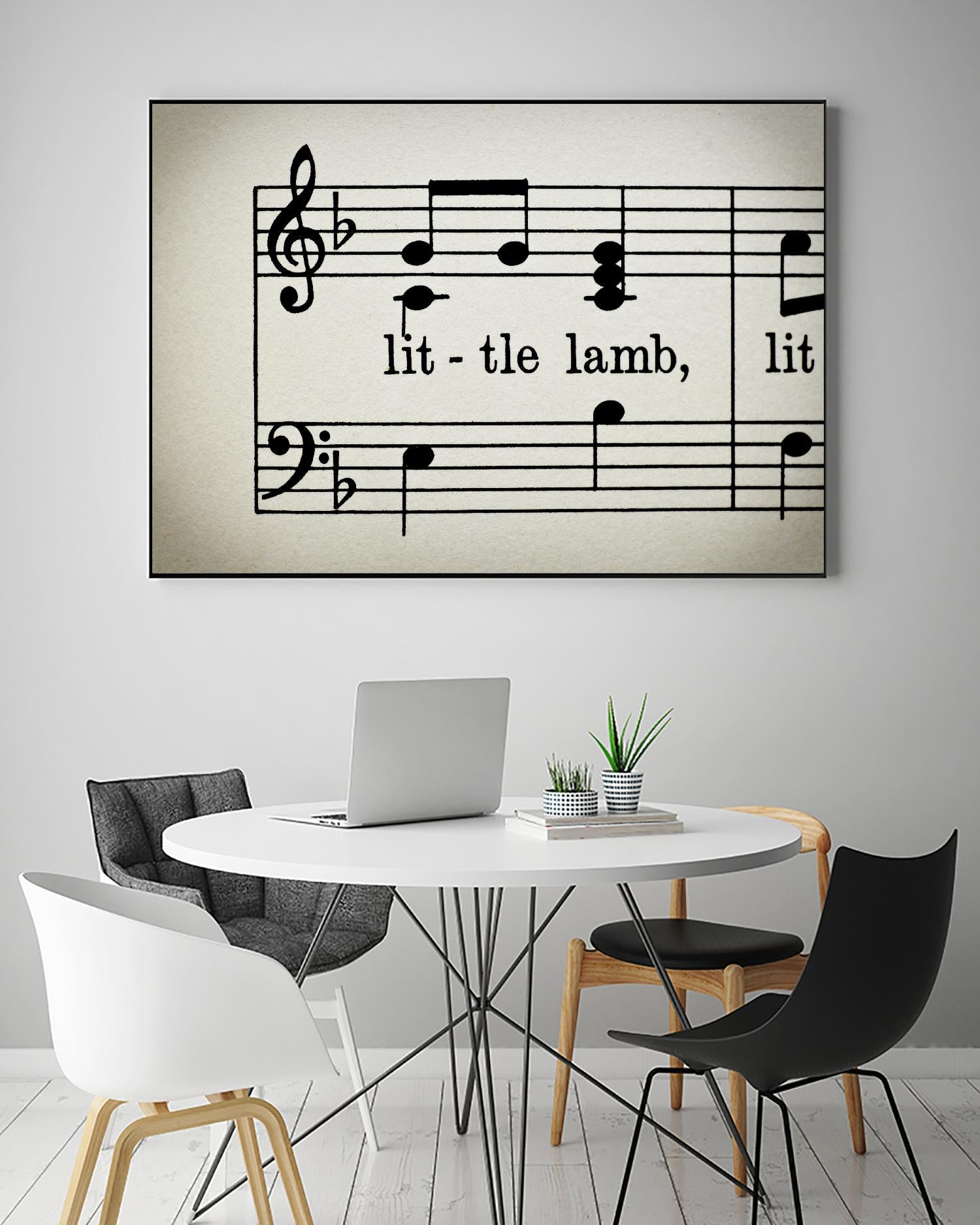 Little Lamb by Amy Smith on GIANT ART - white photo art