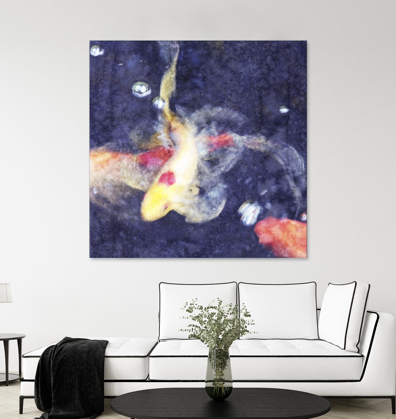 Koi 3 by Thea Schrack on GIANT ART - pink animals