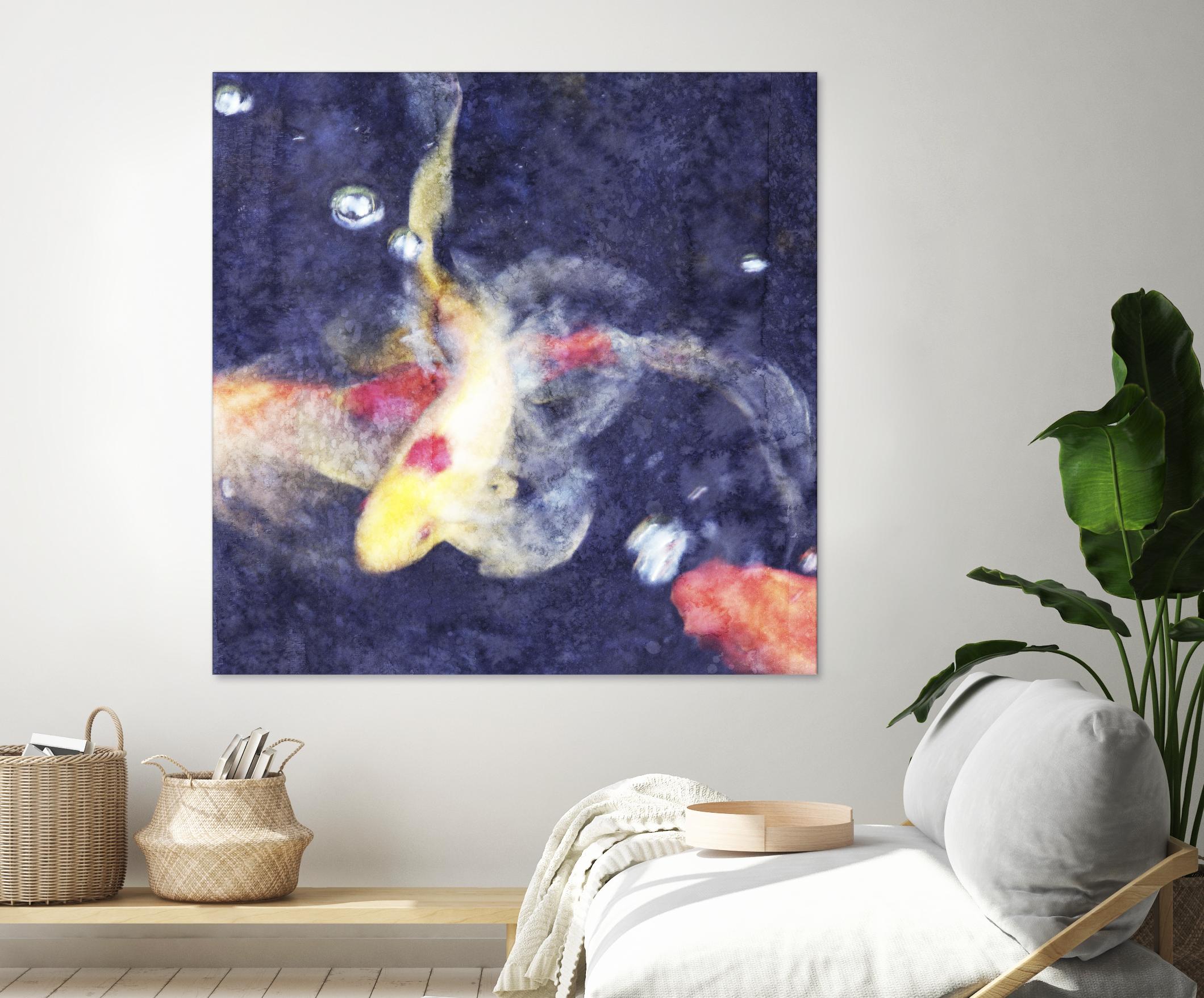 Koi 3 by Thea Schrack on GIANT ART - pink animals