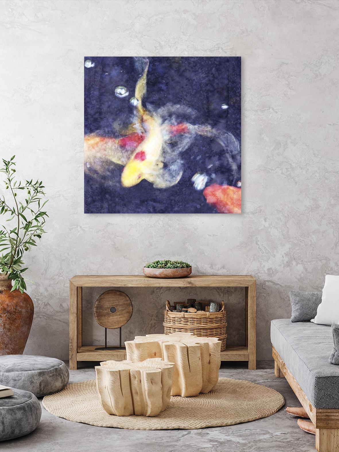 Koi 3 by Thea Schrack on GIANT ART - pink animals