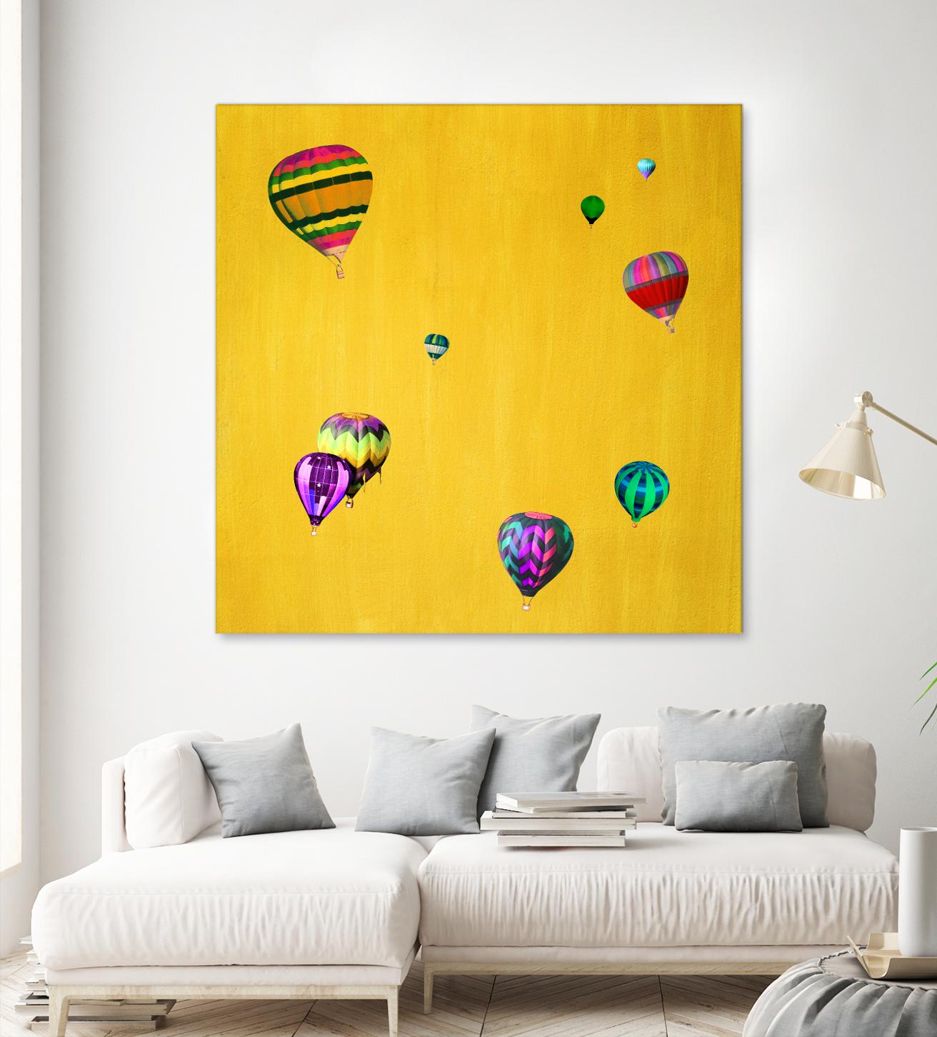 Lift Off F by GI ArtLab on GIANT ART - purple pop art - alternative