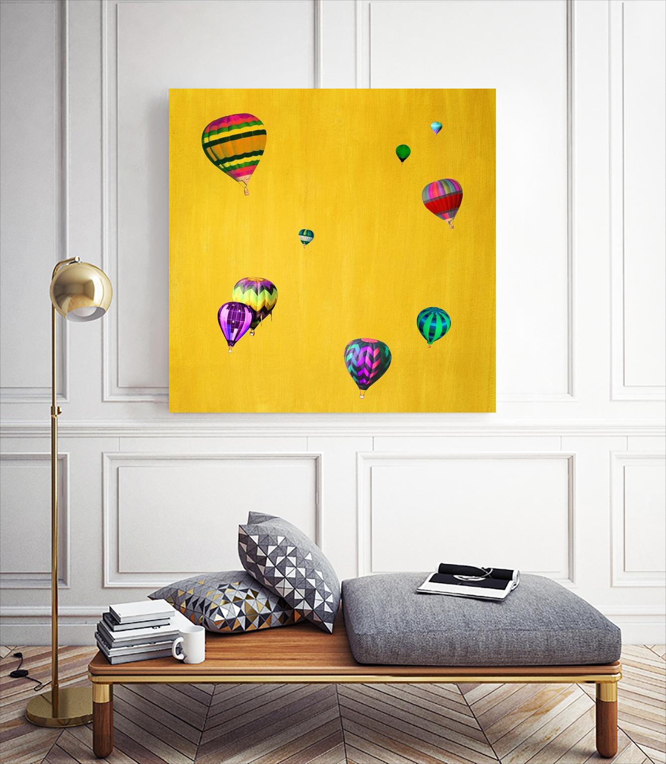 Lift Off F by GI ArtLab on GIANT ART - purple pop art - alternative