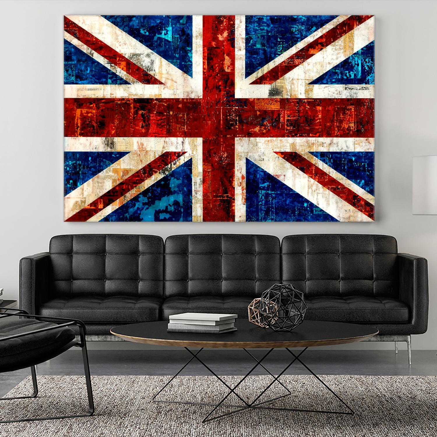 British Flag by Stella Bradley on GIANT ART - red flags