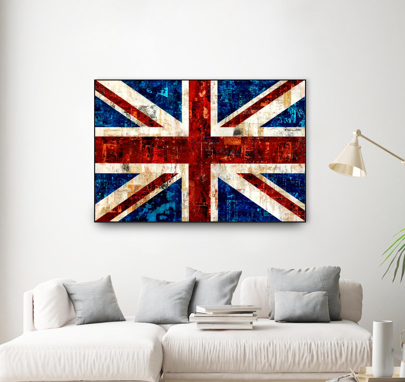 British Flag by Stella Bradley on GIANT ART - red flags