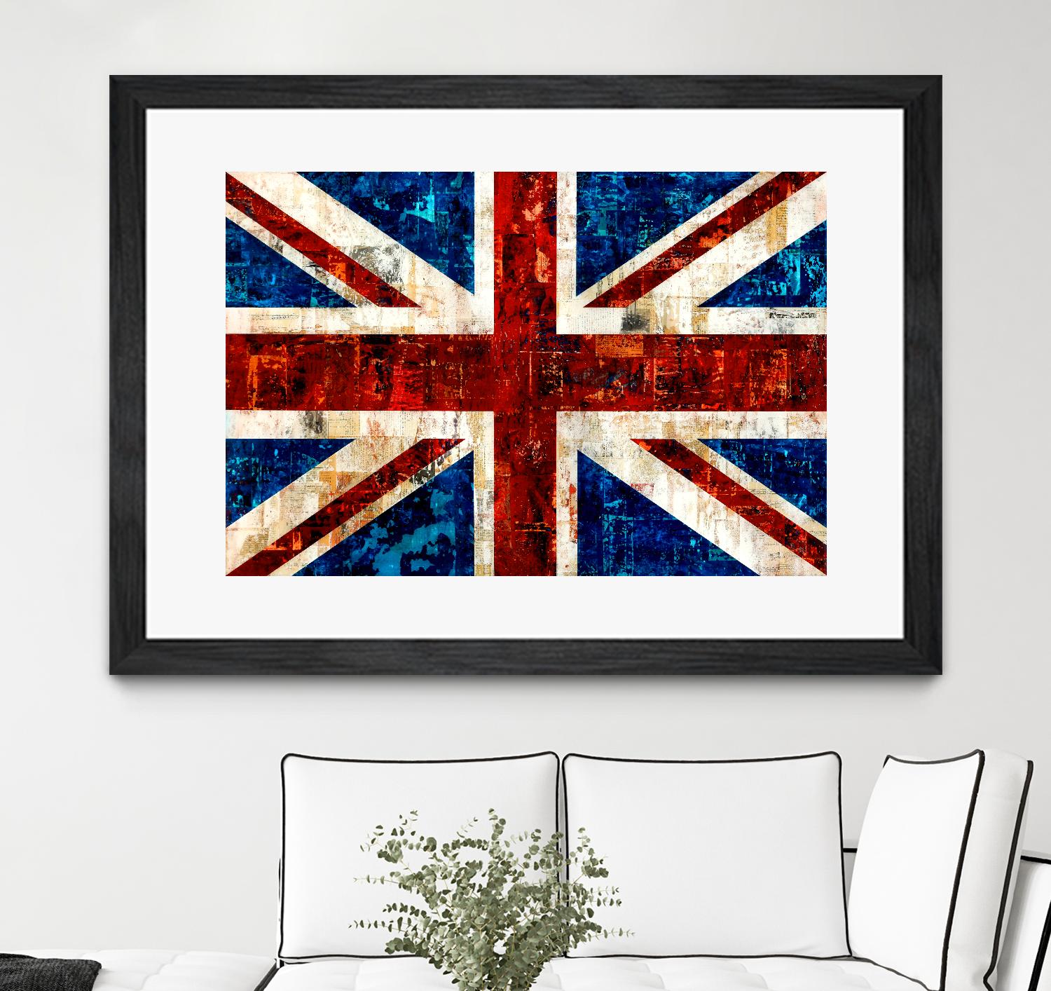 British Flag by Stella Bradley on GIANT ART - red flags