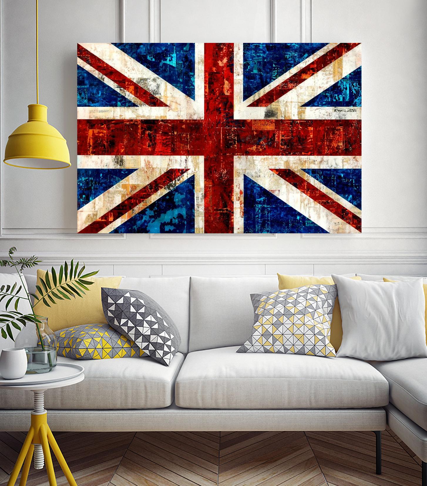 British Flag by Stella Bradley on GIANT ART - red flags