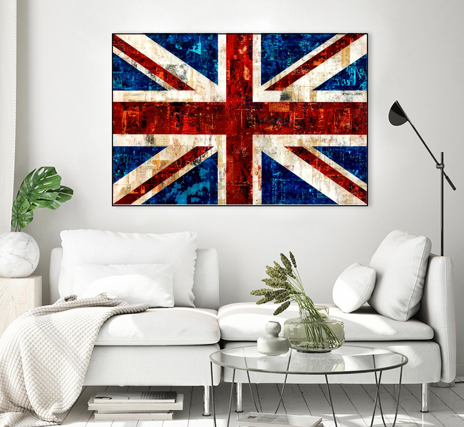 British Flag by Stella Bradley on GIANT ART - red flags