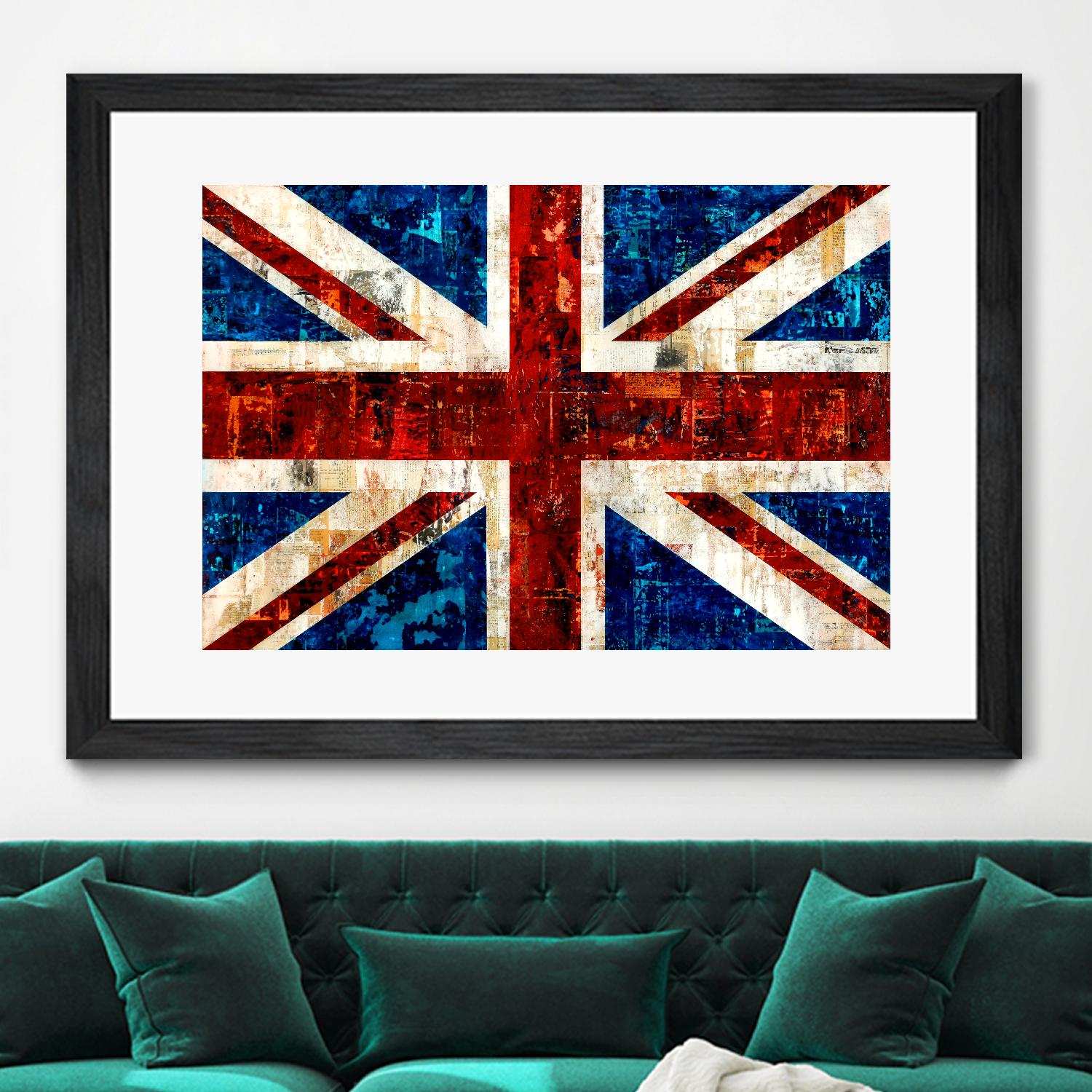 British Flag by Stella Bradley on GIANT ART - red flags