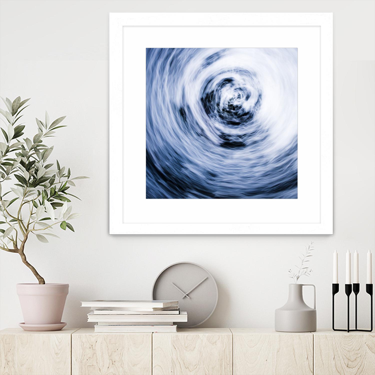 Forest Abstract 1 by Acer Images on GIANT ART - blue photo art