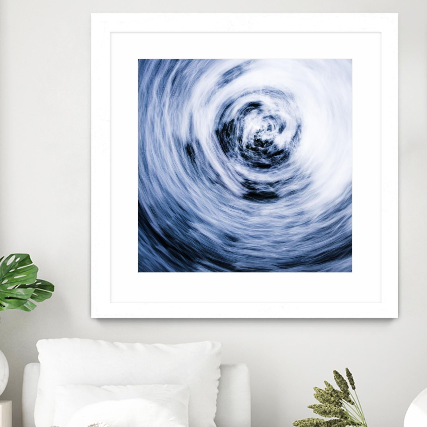 Forest Abstract 1 by Acer Images on GIANT ART - blue photo art