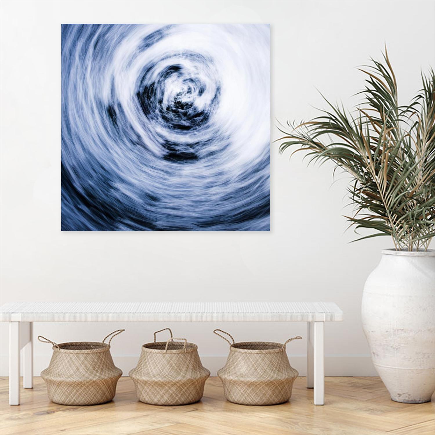 Forest Abstract 1 by Acer Images on GIANT ART - blue photo art