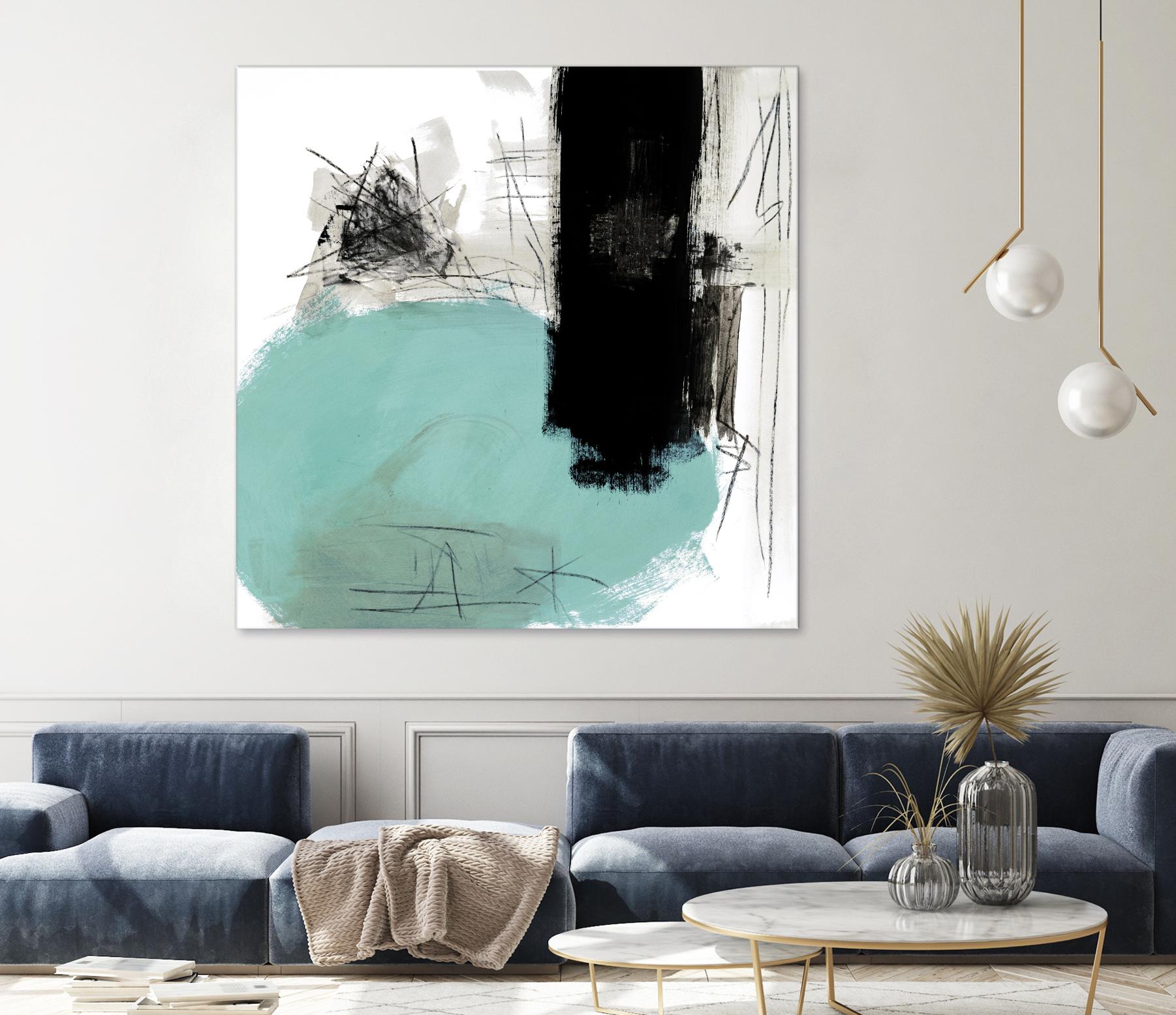 Sandstone G by Franka Palek on GIANT ART - black abstract