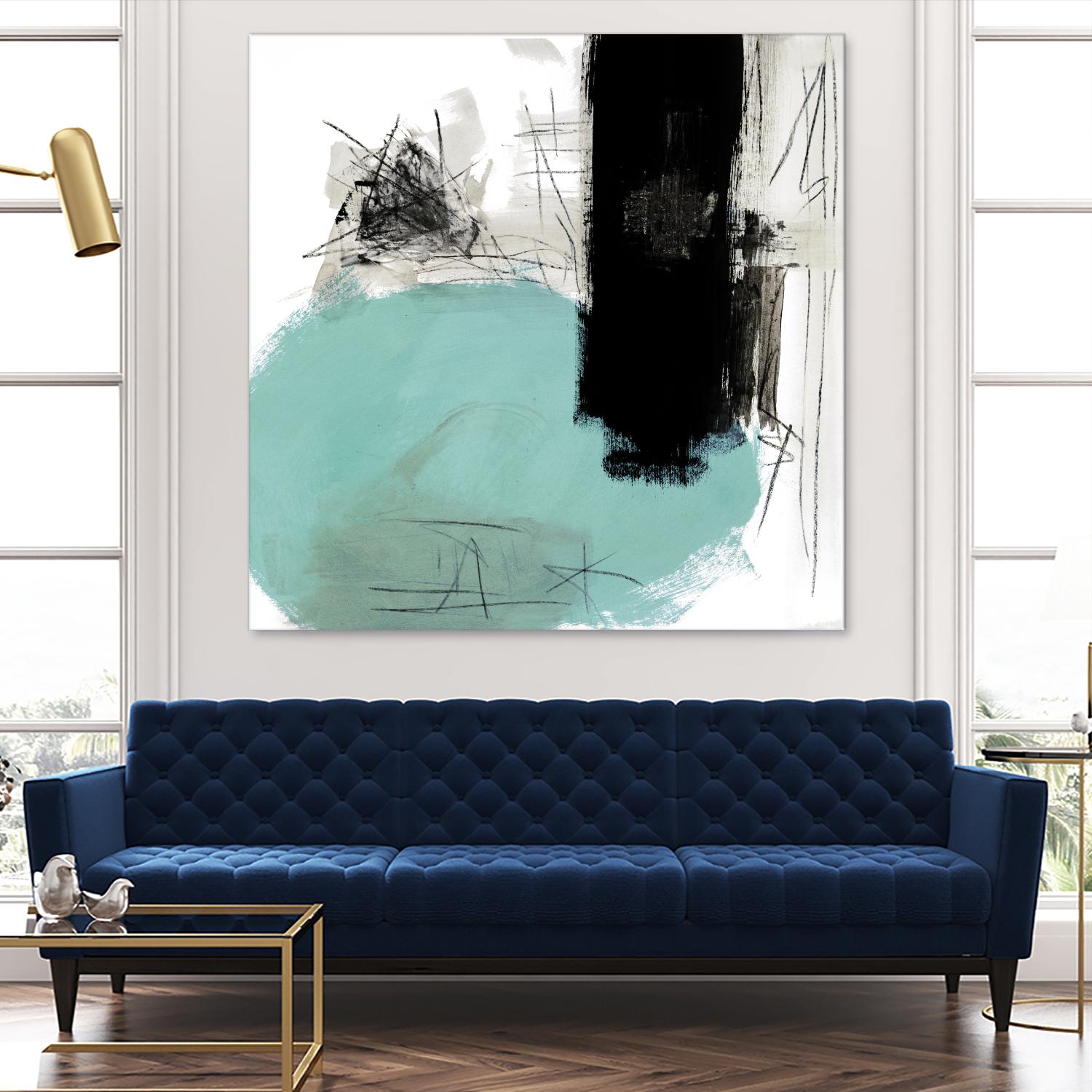 Sandstone G by Franka Palek on GIANT ART - black abstract