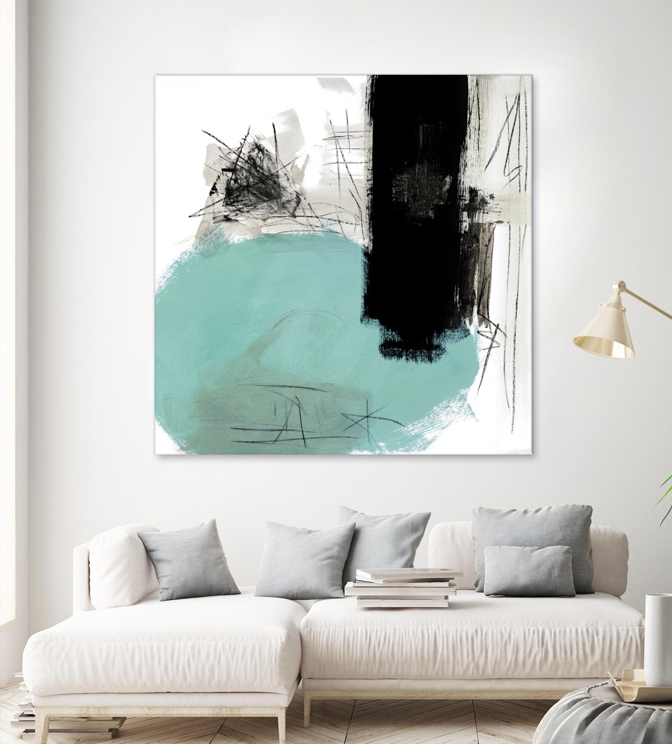 Sandstone G by Franka Palek on GIANT ART - black abstract