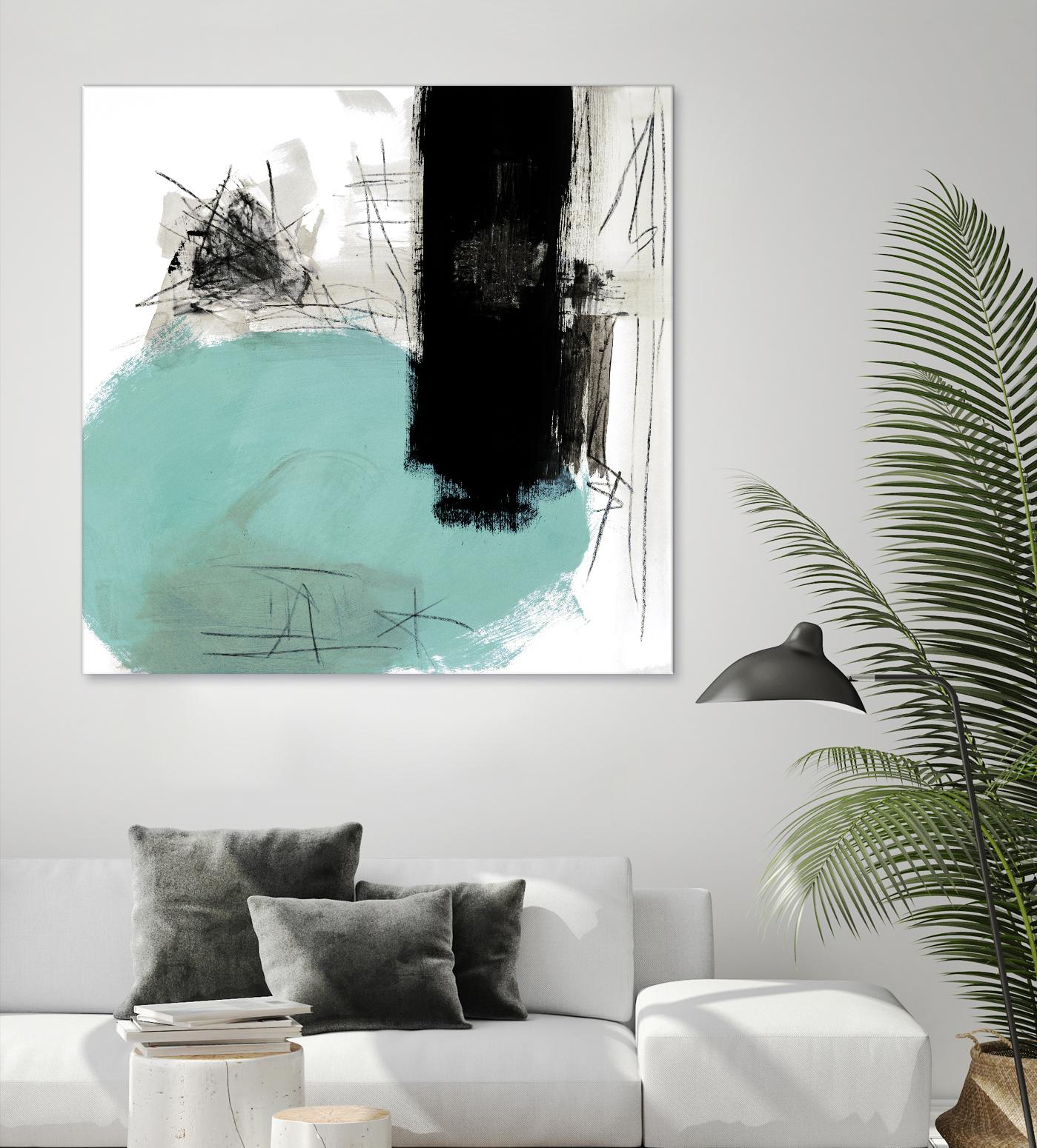 Sandstone G by Franka Palek on GIANT ART - black abstract