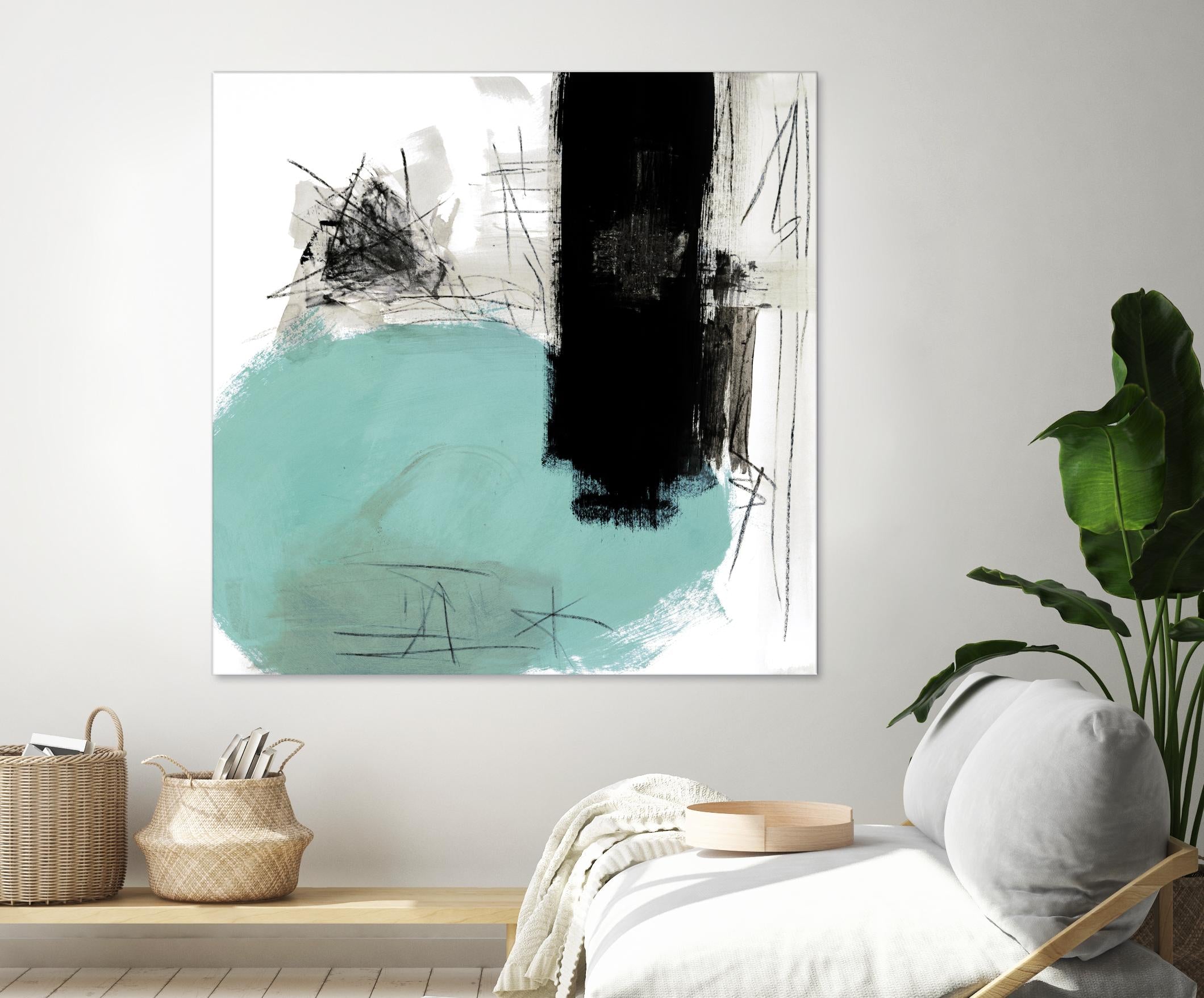 Sandstone G by Franka Palek on GIANT ART - black abstract