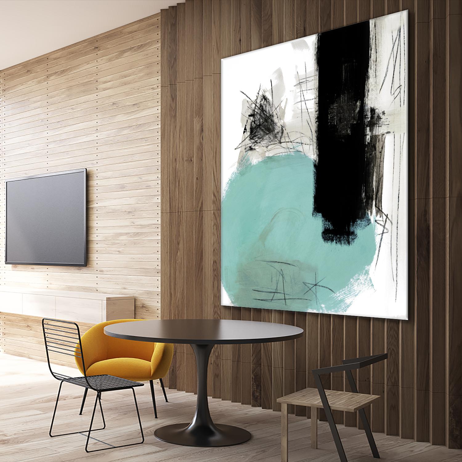 Sandstone G by Franka Palek on GIANT ART - black abstract