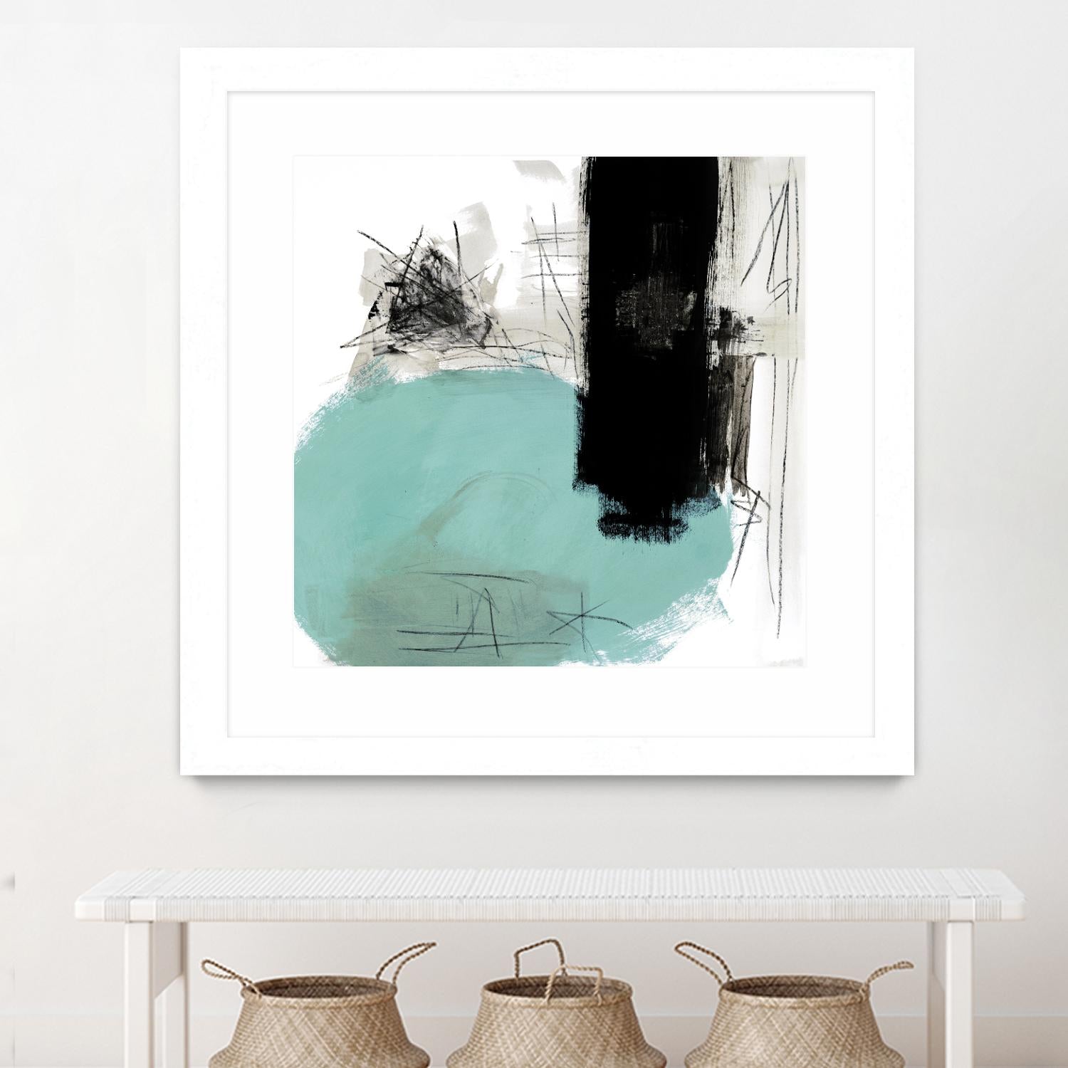 Sandstone G by Franka Palek on GIANT ART - black abstract