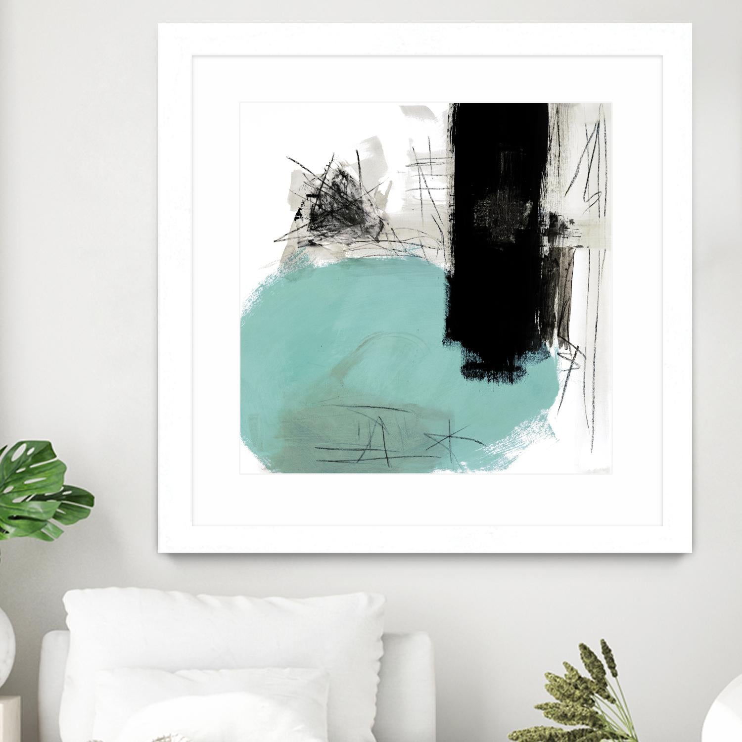 Sandstone G by Franka Palek on GIANT ART - black abstract