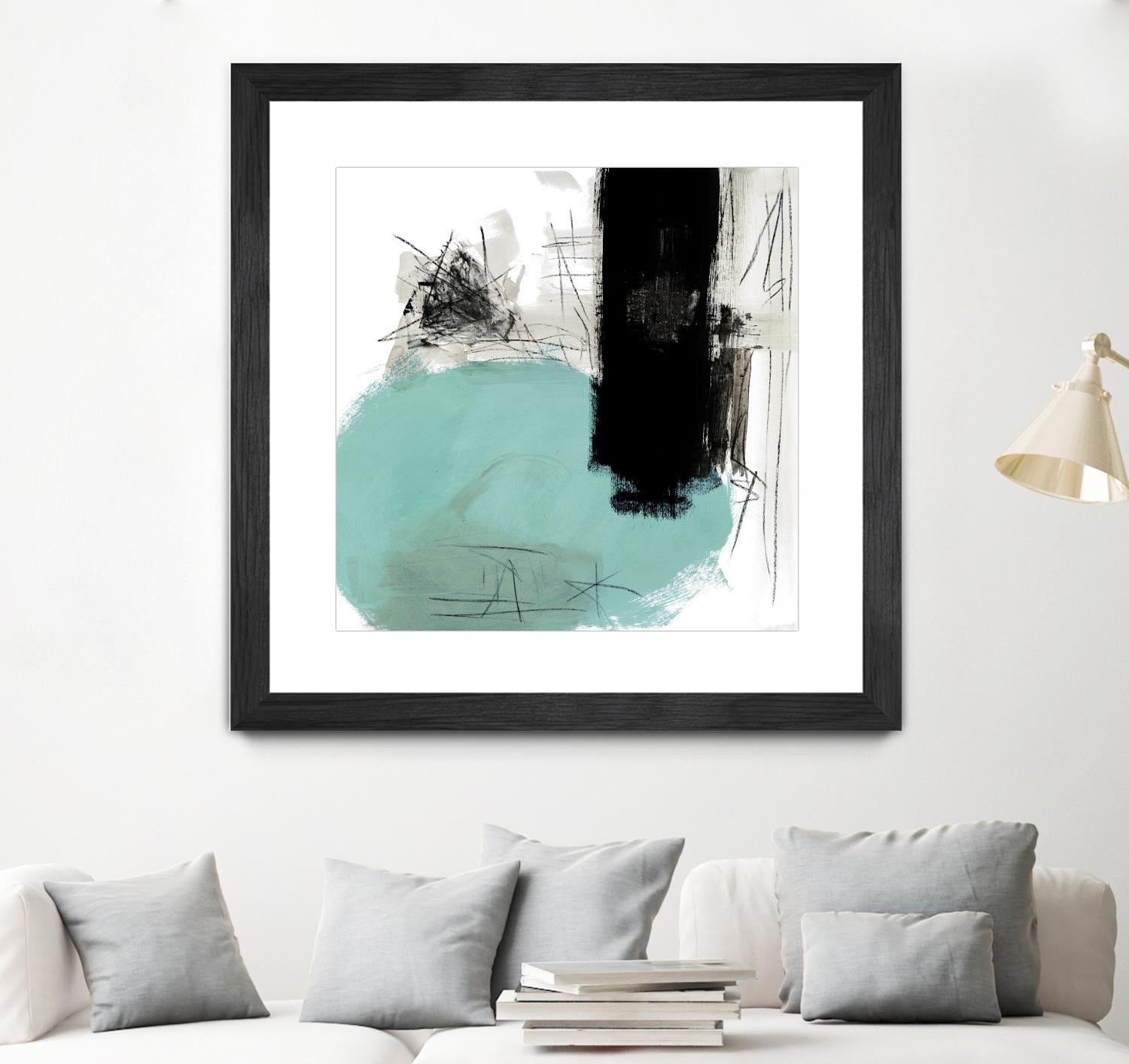 Sandstone G by Franka Palek on GIANT ART - black abstract