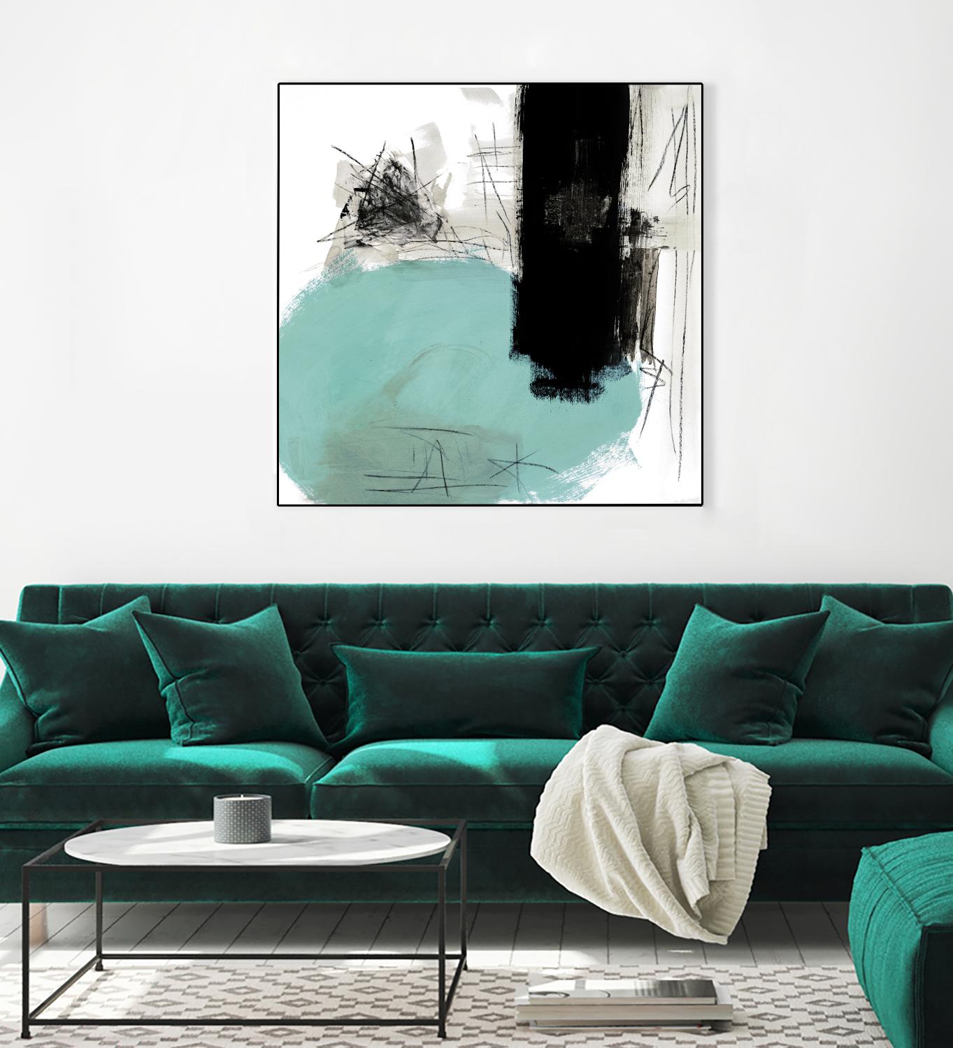 Sandstone G by Franka Palek on GIANT ART - black abstract