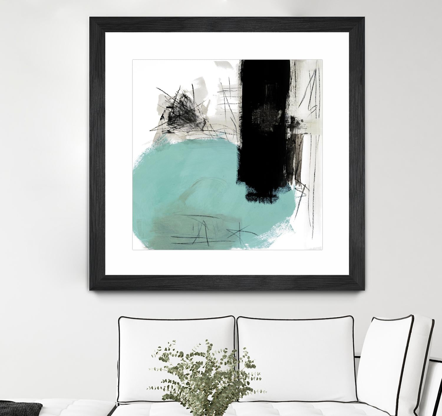 Sandstone G by Franka Palek on GIANT ART - black abstract