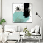 Sandstone G by Franka Palek on GIANT ART - black abstract