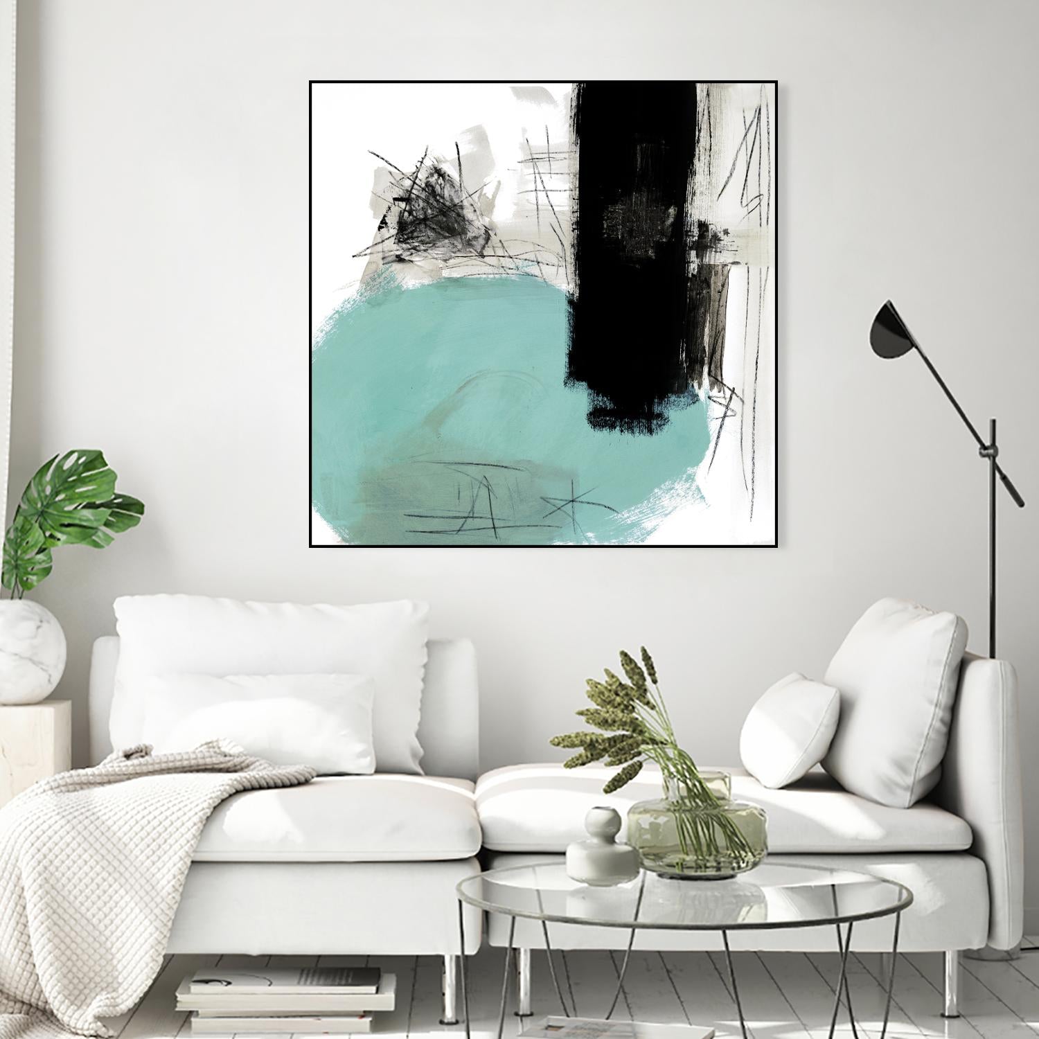 Sandstone G by Franka Palek on GIANT ART - black abstract