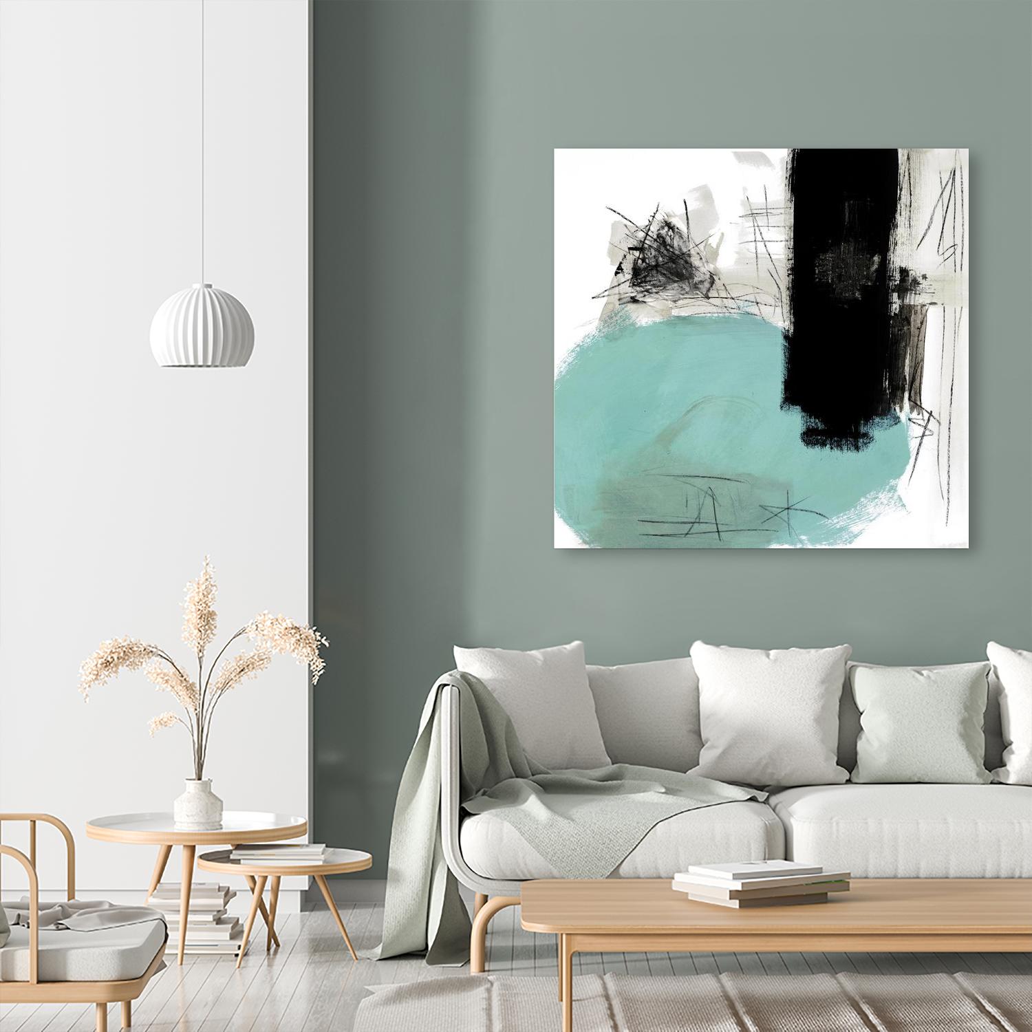 Sandstone G by Franka Palek on GIANT ART - black abstract