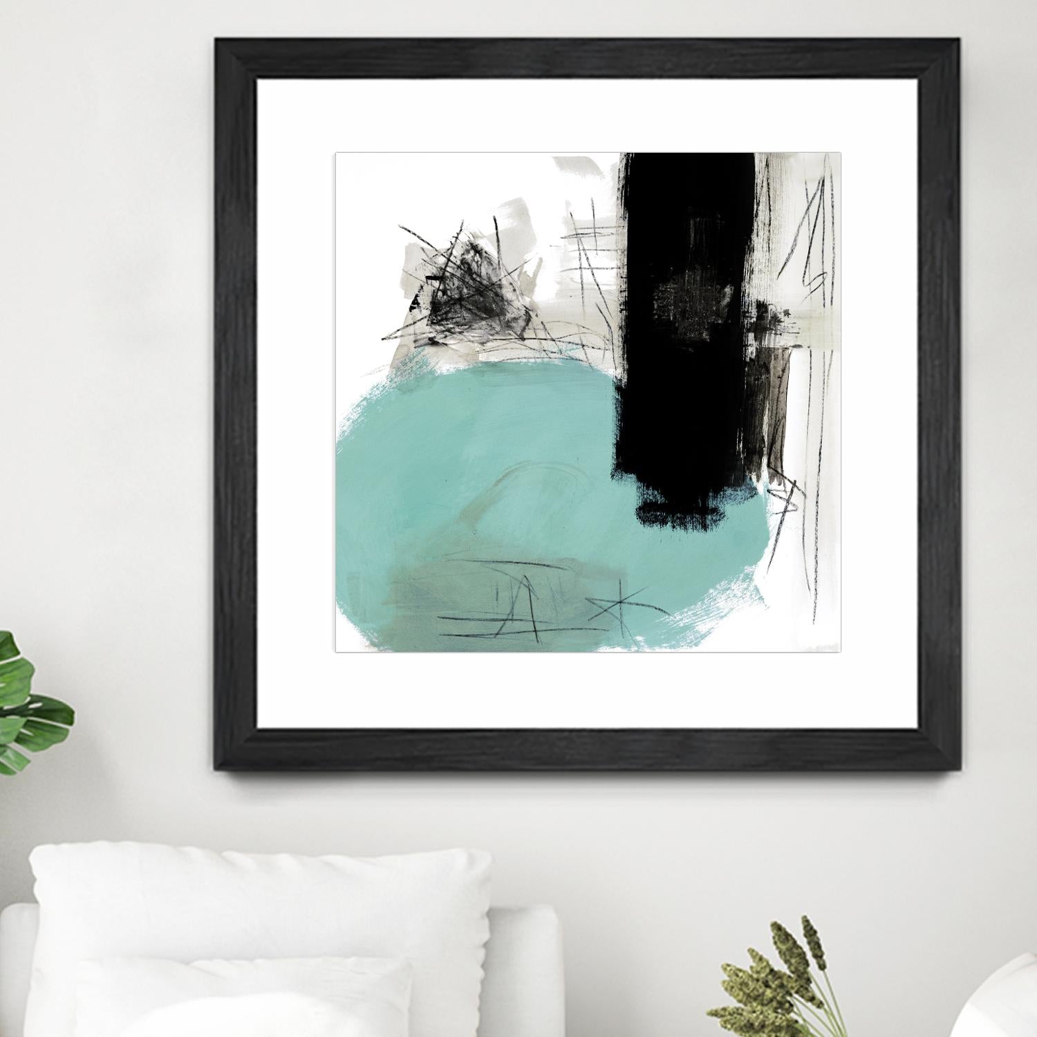 Sandstone G by Franka Palek on GIANT ART - black abstract