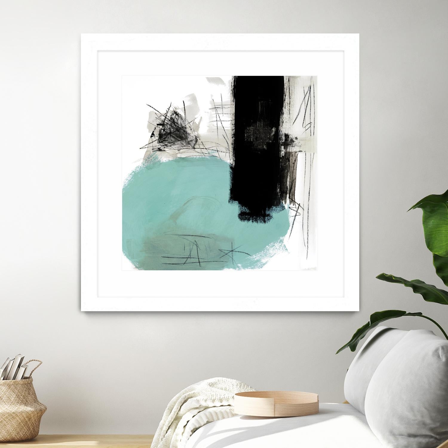 Sandstone G by Franka Palek on GIANT ART - black abstract