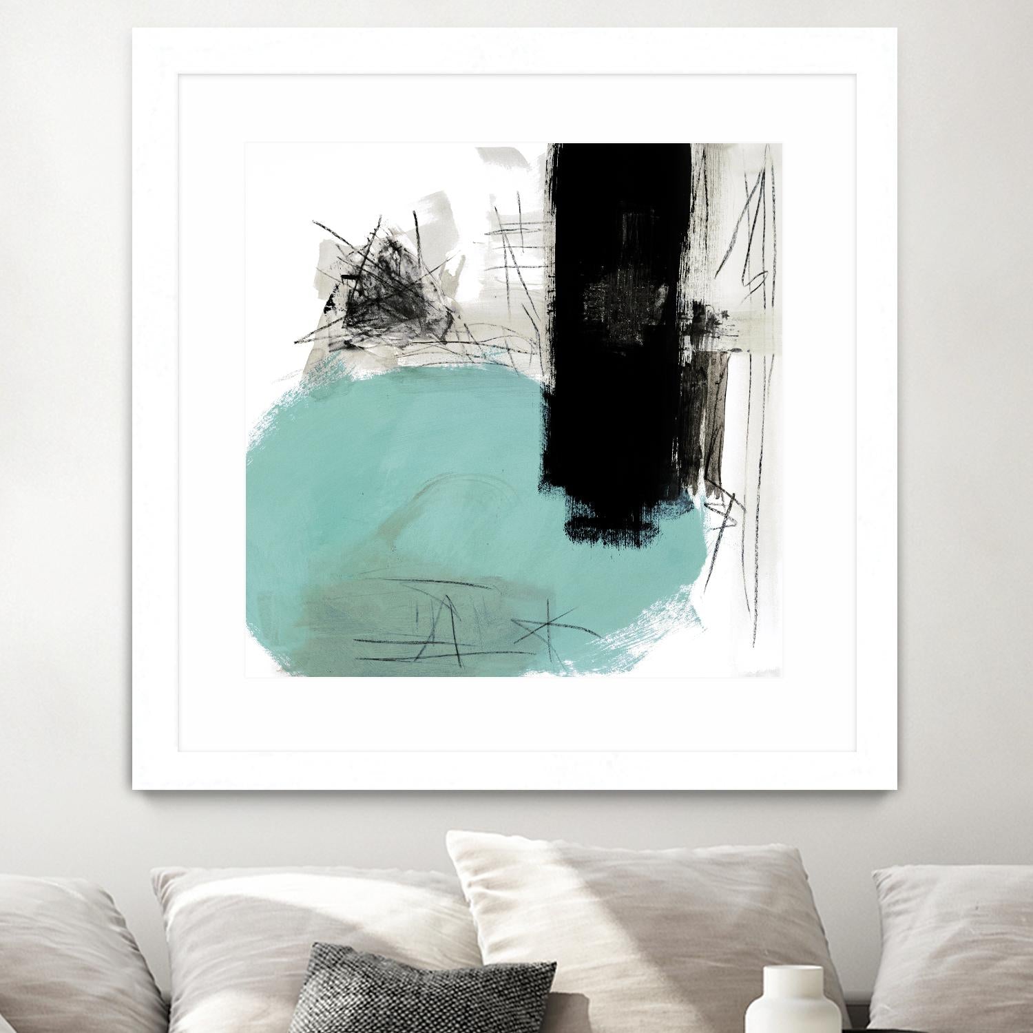 Sandstone G by Franka Palek on GIANT ART - black abstract