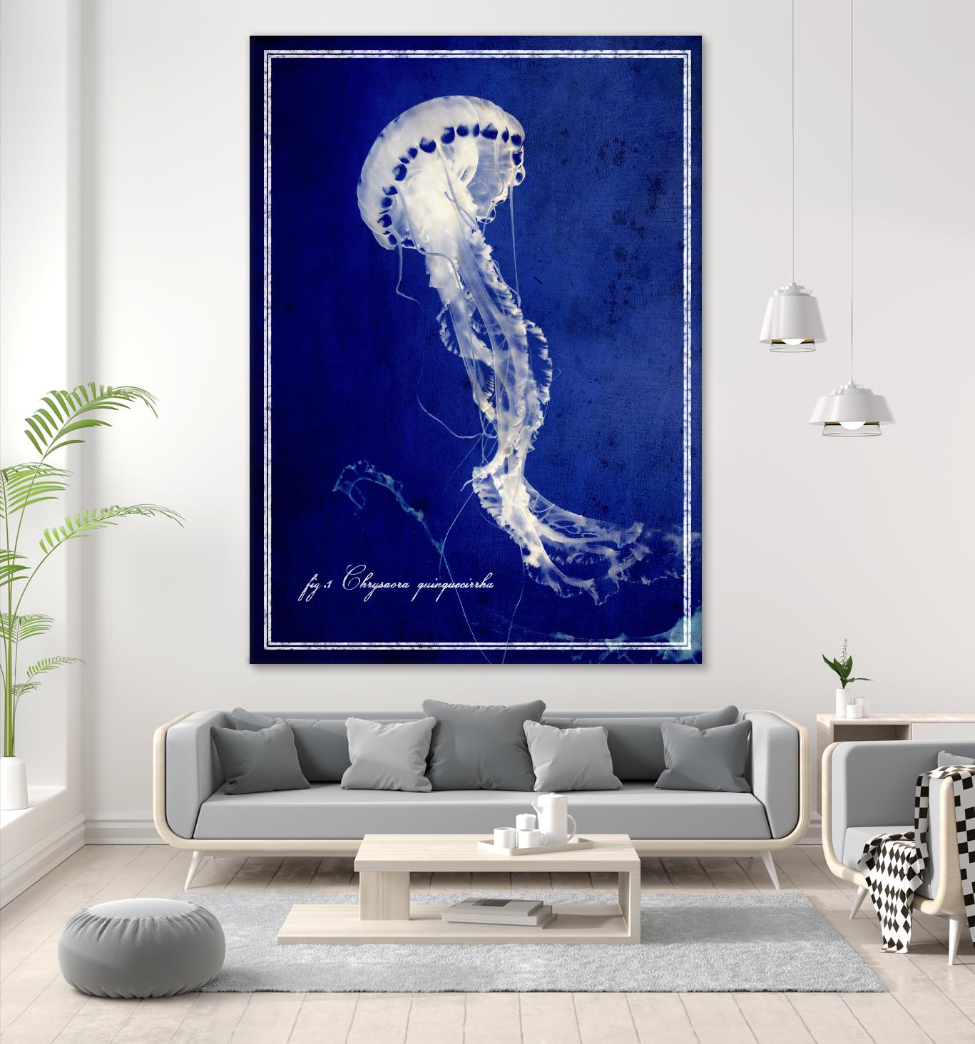 Marine Collection E by GI ArtLab on GIANT ART - blue nautical