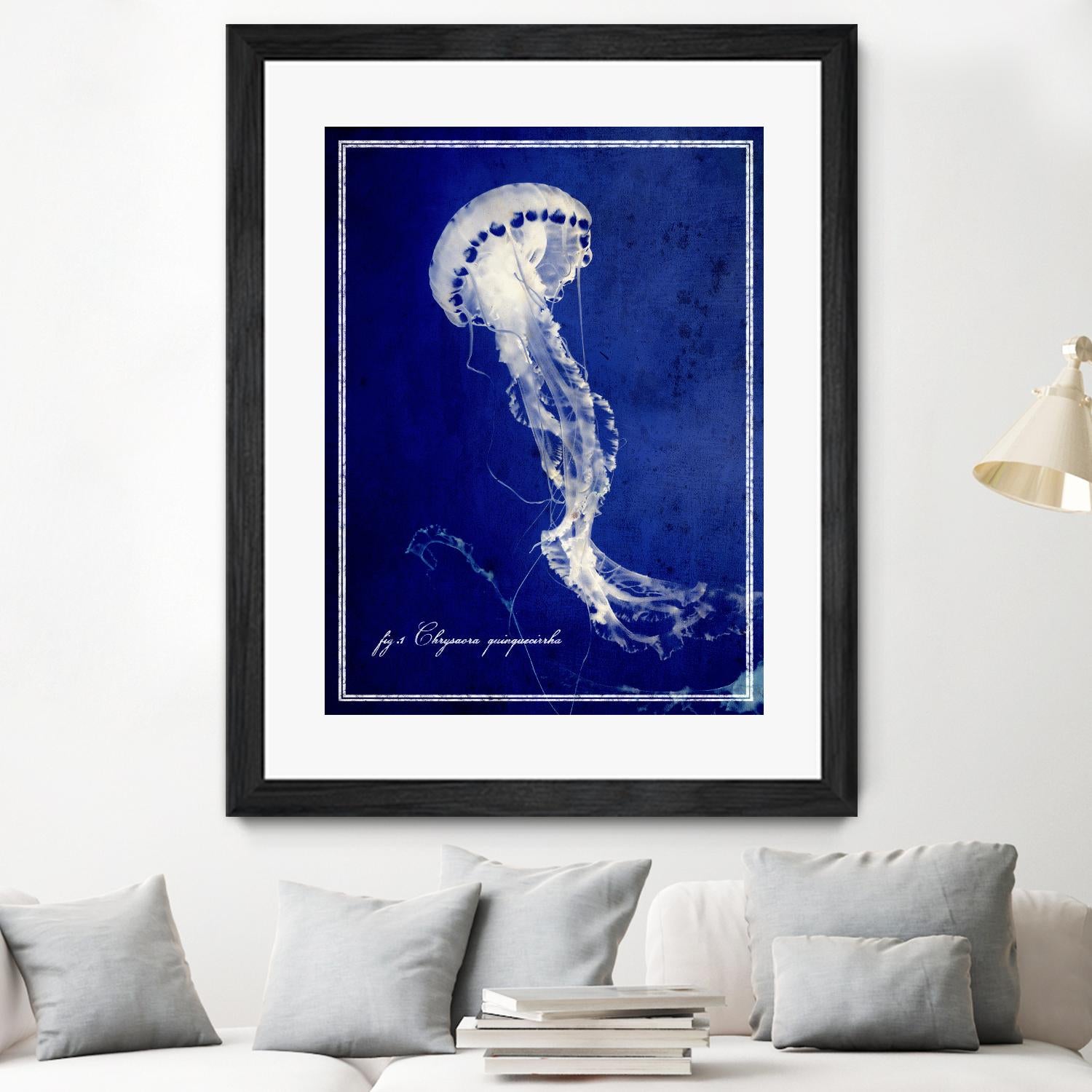 Marine Collection E by GI ArtLab on GIANT ART - blue nautical