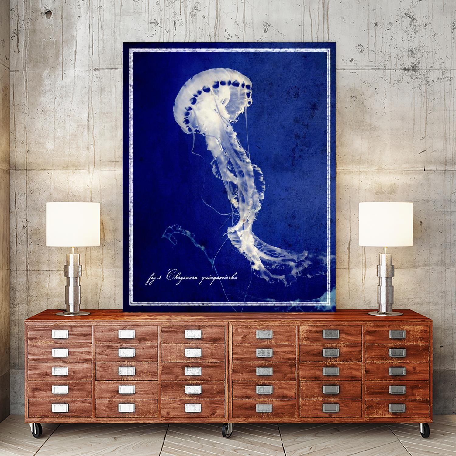 Marine Collection E by GI ArtLab on GIANT ART - blue nautical