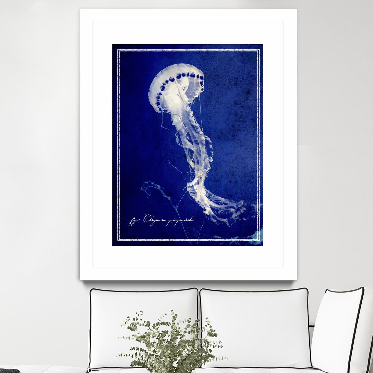 Marine Collection E by GI ArtLab on GIANT ART - blue nautical