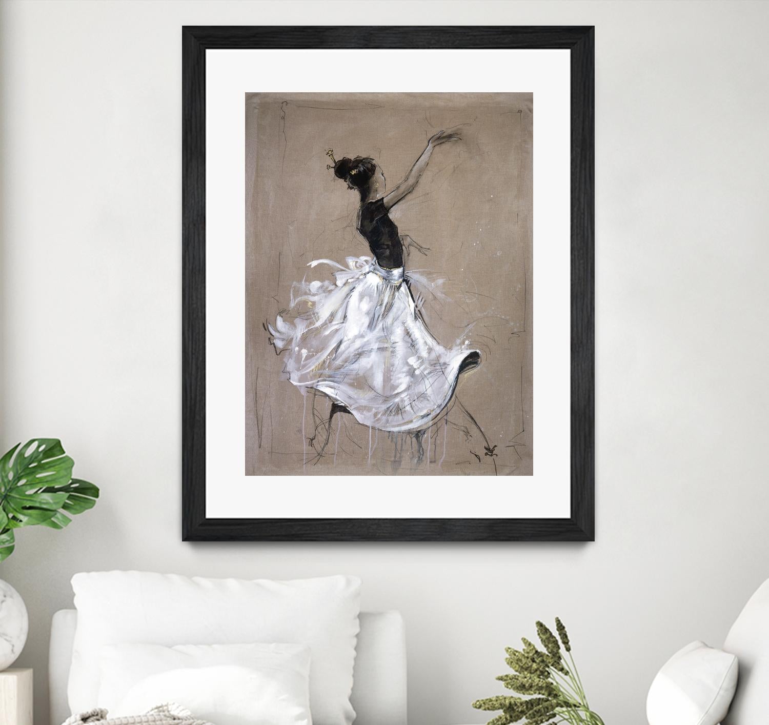 Living the Dream II by Marta Wiley on GIANT ART - white music - dance