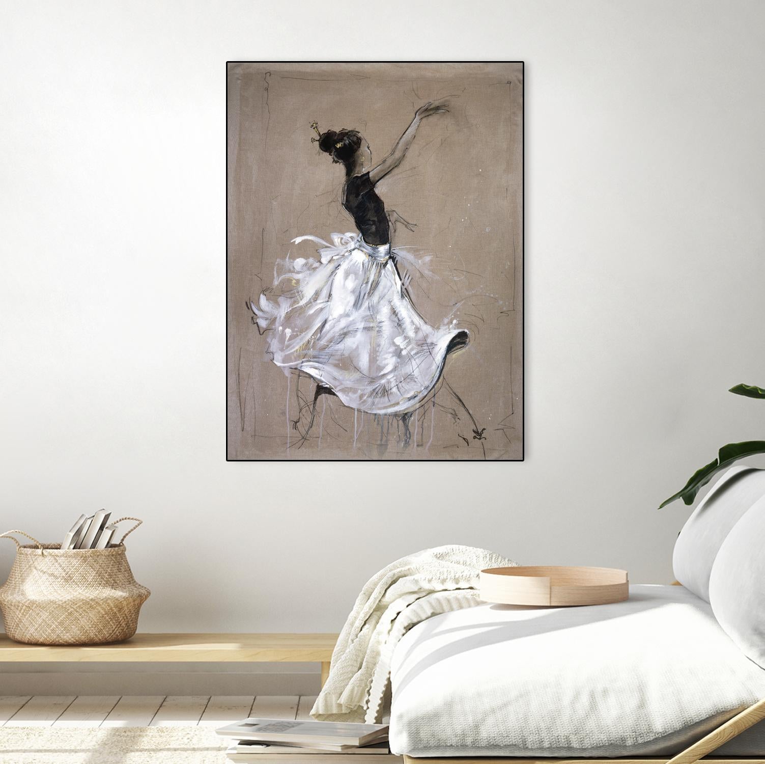 Living the Dream II by Marta Wiley on GIANT ART - white music - dance